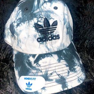 ADIDAS BASEBALL HAT TYE DYE BLUE & WHITE